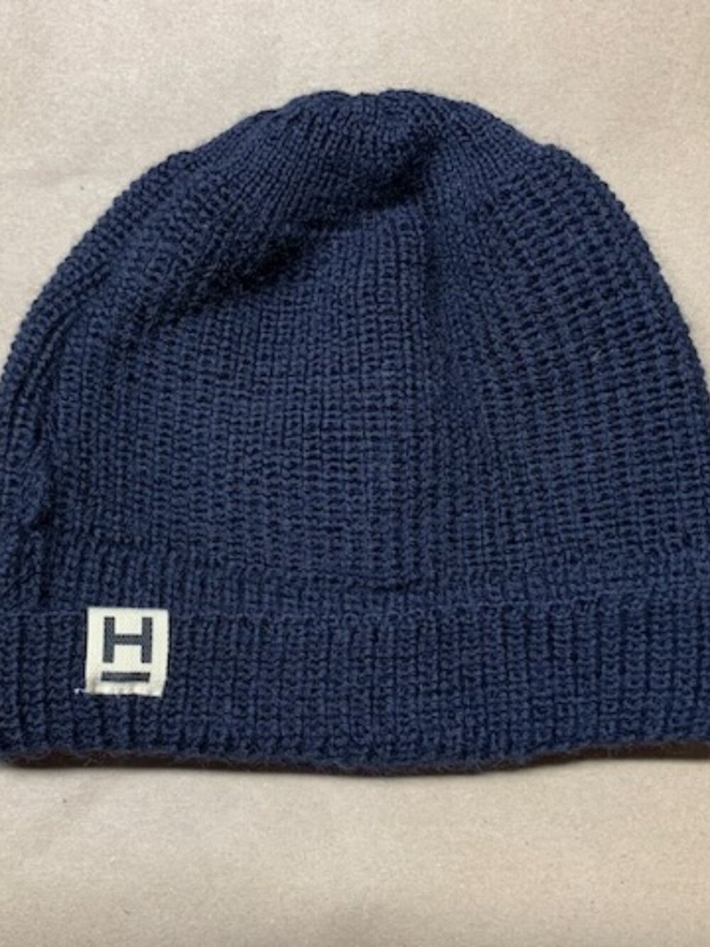 Heimat Deck Hat Navy Blue wool beanie one size